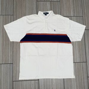 Ralph Lauren Men's Polo with Navy and Red Stripes